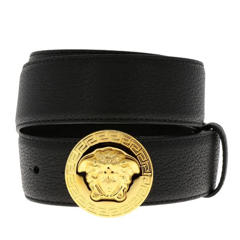 ceinture versace noir|Ceintures de Luxe Homme .